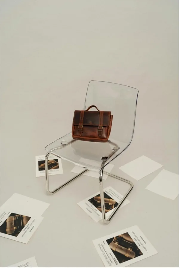Styled chair scene representing video production and brand storytelling